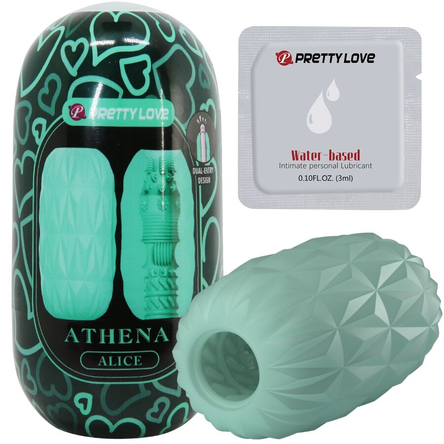 PPRETTY LOVE - ATHENA ALICE TURQUOISE MALE MASTURBATOR