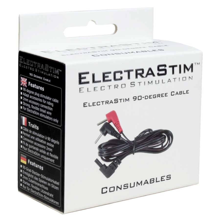 ELECTRASTIM - CÂBLES DE STIMULATION À 90 DEGRÉS