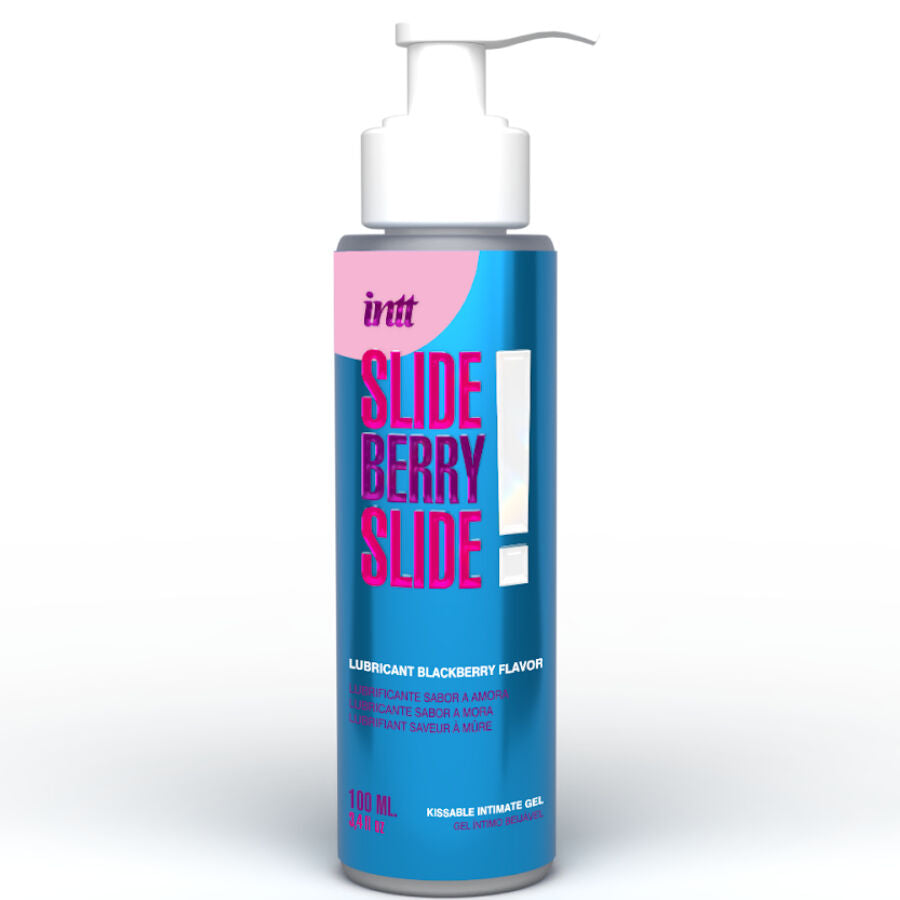 INTT RELEASES - LUBRIFIANT INTIME À BASE D'EAU KISSABLE SAVEUR MÛRE 100 ML