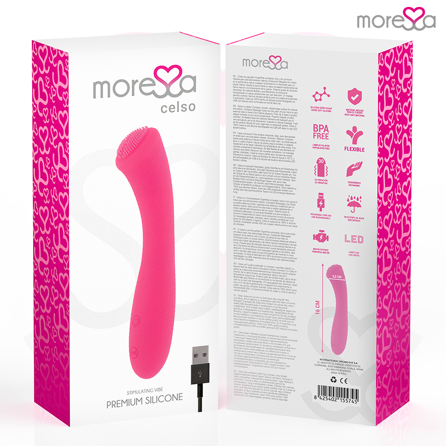 MORESSA - PREMIUM SILICONE RECHARGEABLE CELSO