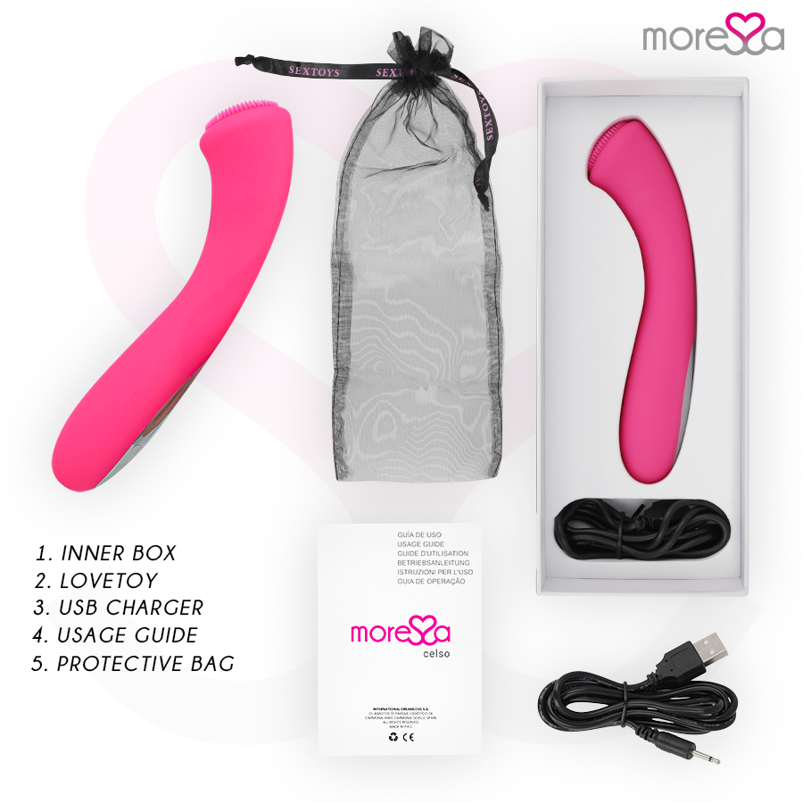 MORESSA - PREMIUM SILICONE RECHARGEABLE CELSO