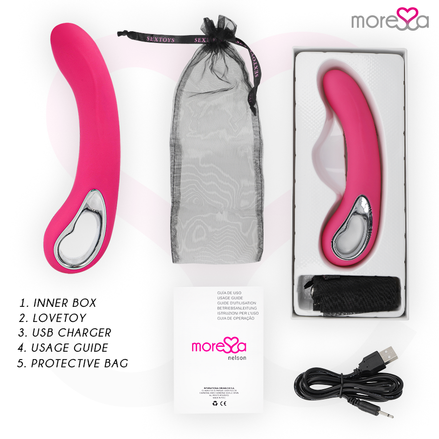 MORESSA - PREMIUM SILICONE RECHARGEABLE NELSON