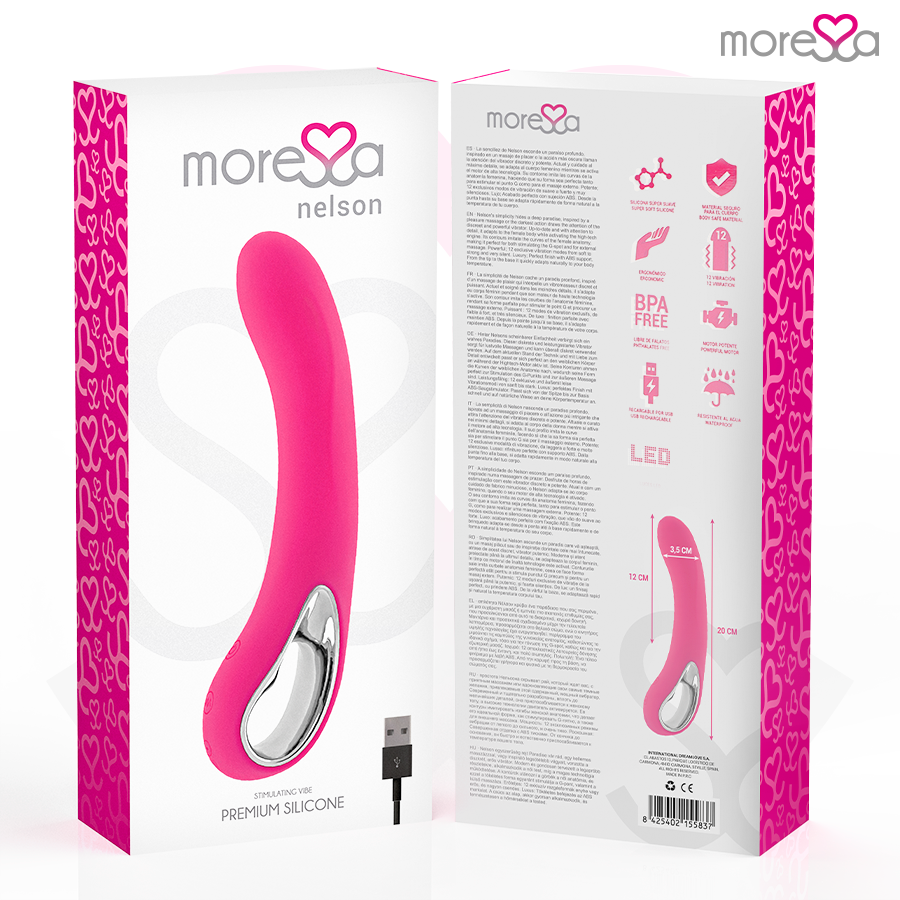 MORESSA - PREMIUM SILICONE RECHARGEABLE NELSON