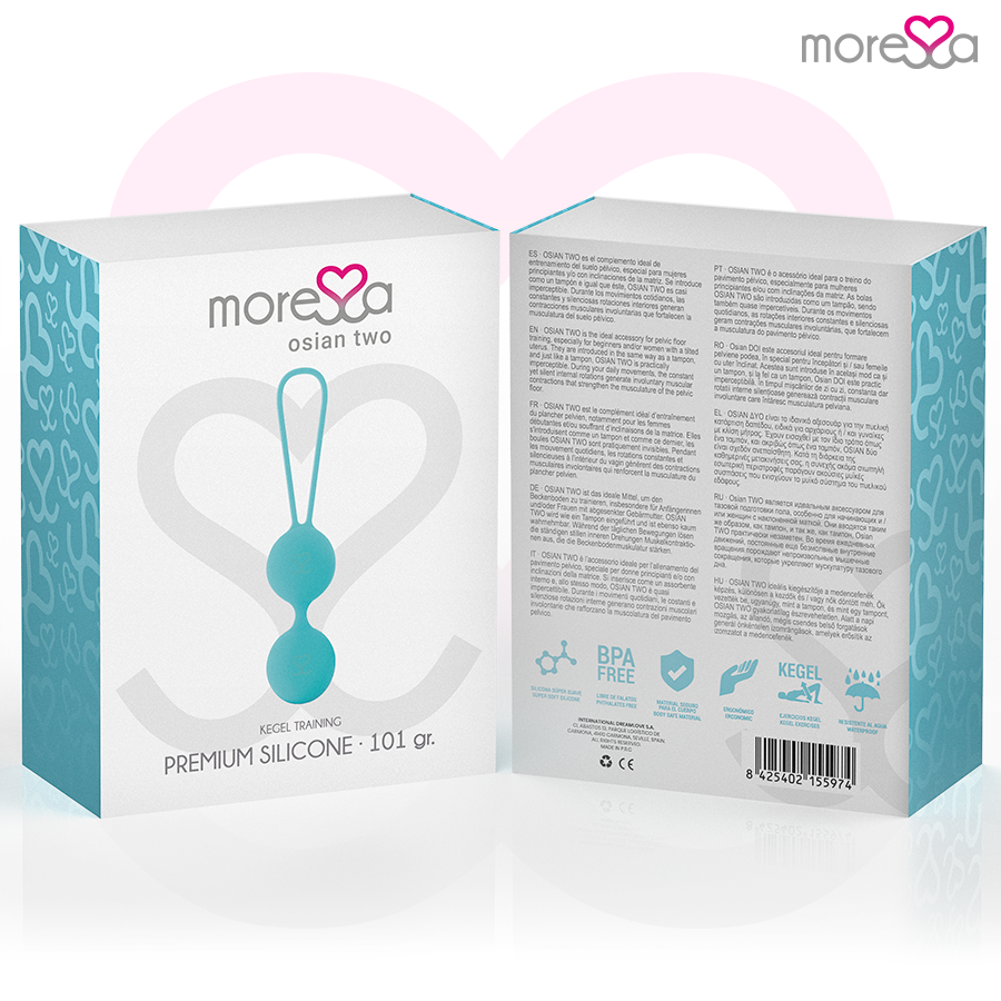MORESSA - OSIAN TWO SILICONE TURQUOISE PREMIUM