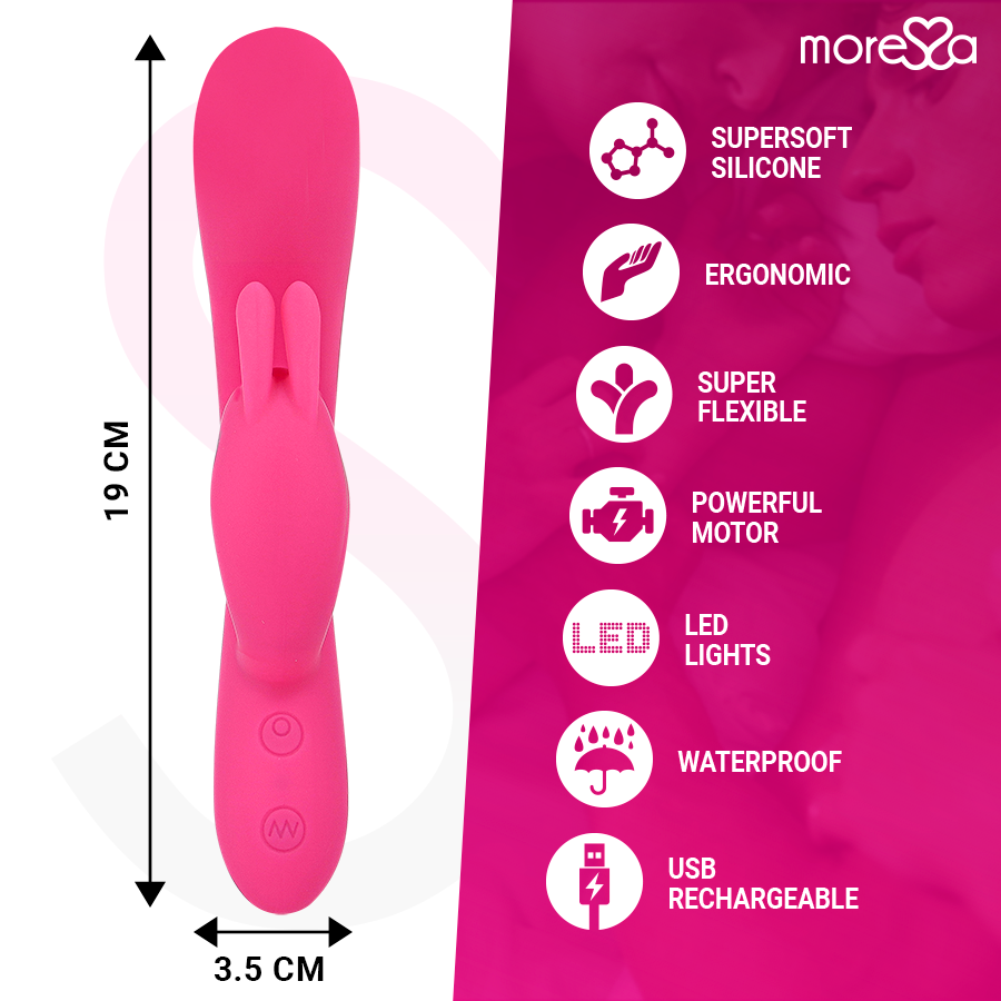 MORESSA - PREMIUM SILICONE RECHARGEABLE TELMO