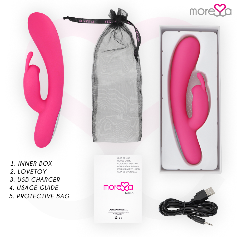 MORESSA - PREMIUM SILICONE RECHARGEABLE TELMO