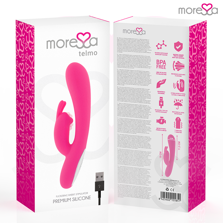 MORESSA - PREMIUM SILICONE RECHARGEABLE TELMO