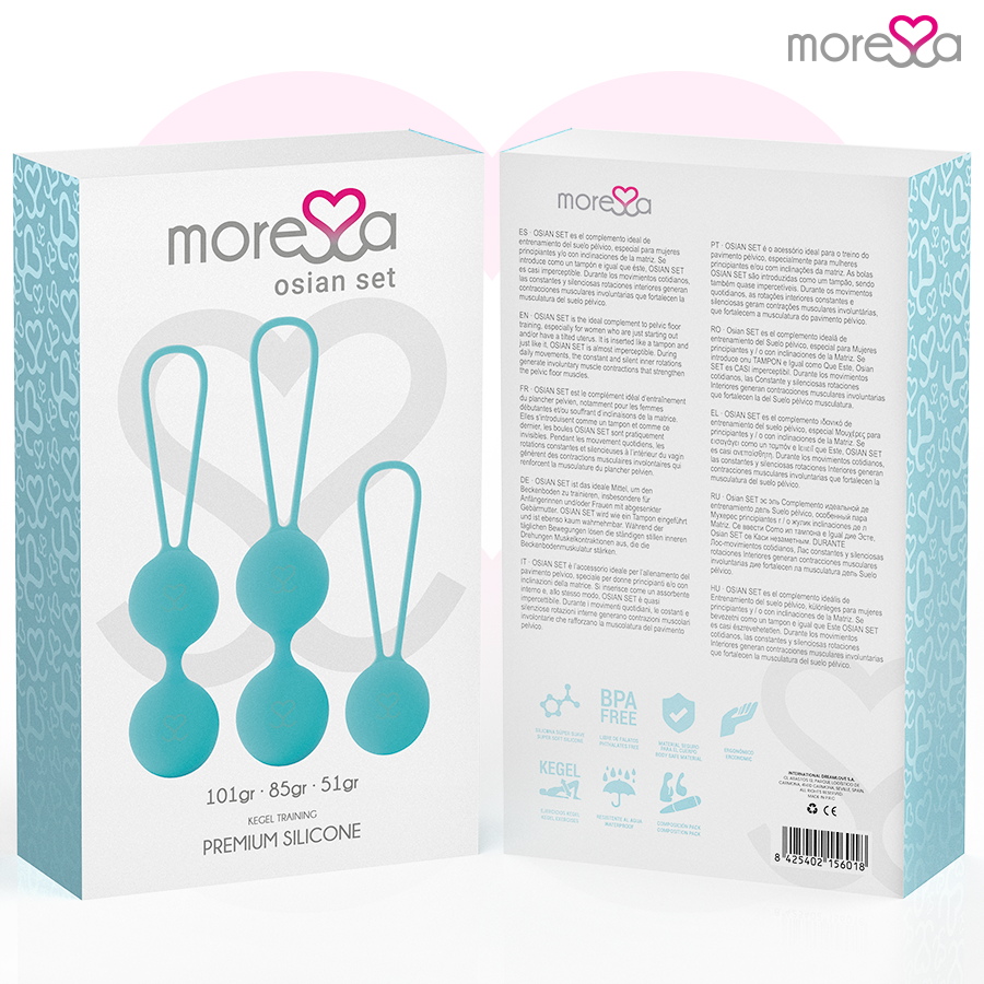 MORESSA - OSIAN SILICONE TURQUOISE PREMIUM SET