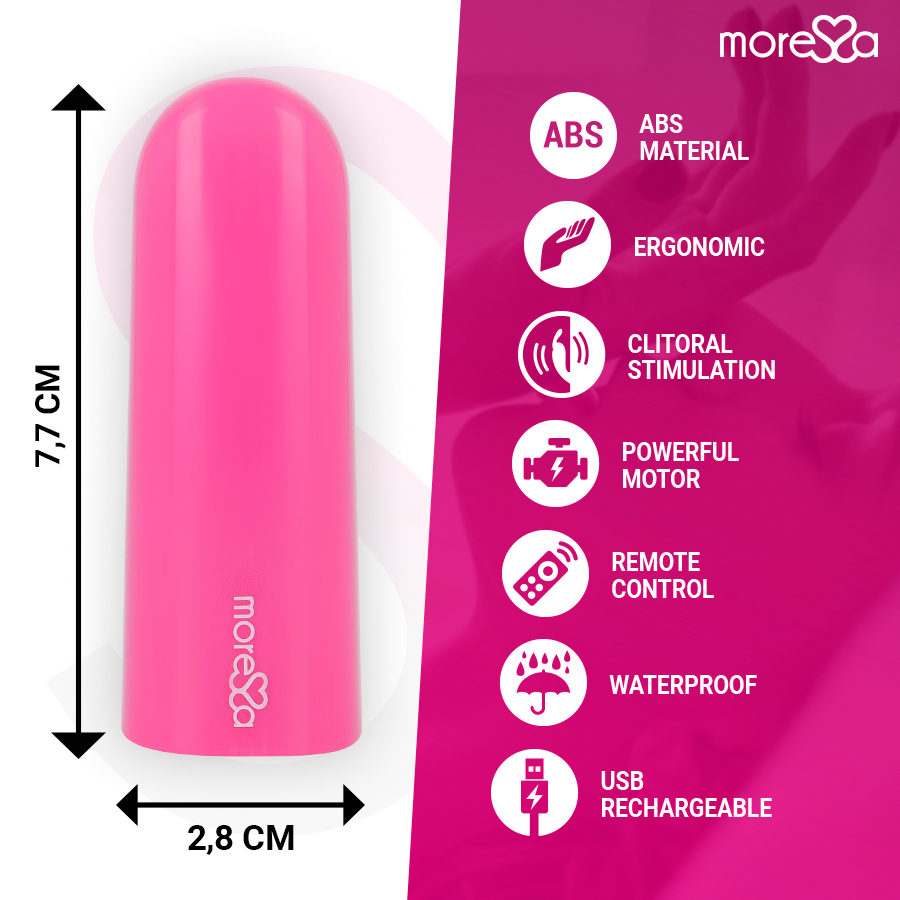 MORESSA - NIX REMOTE CONTROL VIBRATOR PINK