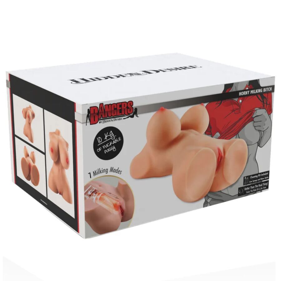 DÉSIR CACHÉ - TORSE DE CHIENNE TRÈS EXCITÉE, MASTURBATEUR FÉMININ 10 KG