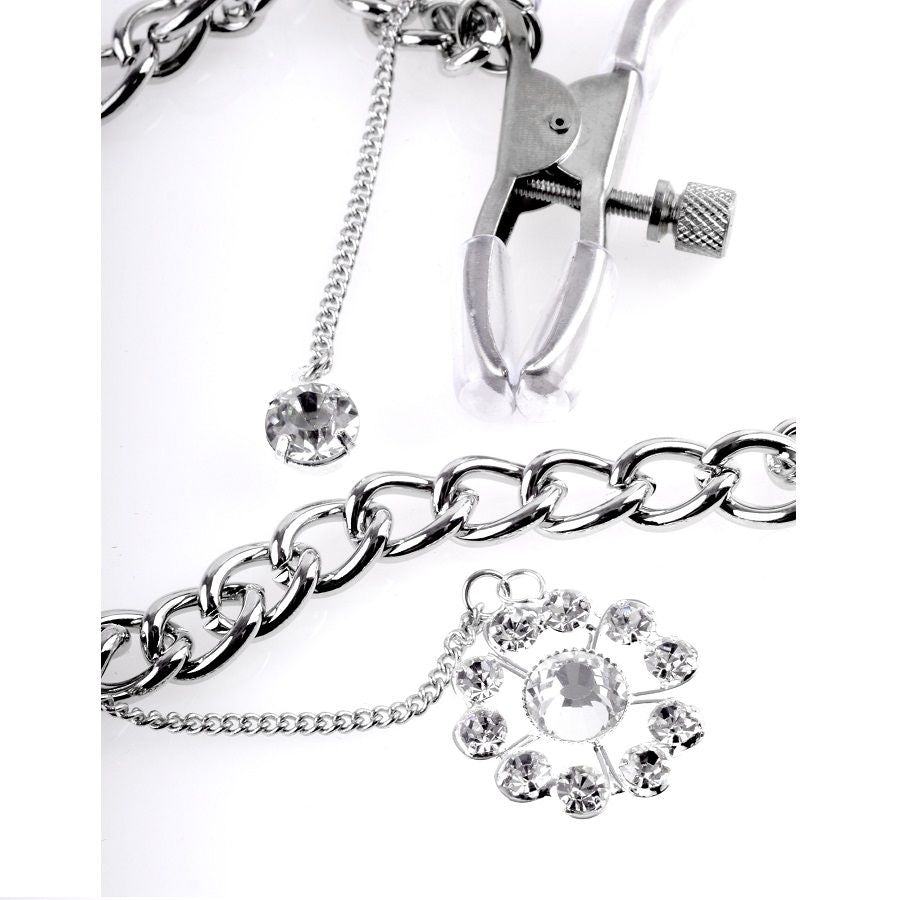 FETISH FANTASY SERIES - CRYSTAL PHONE CLAMPS