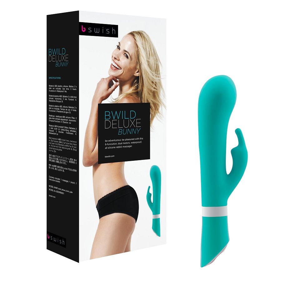 B SWISH - BWILD DELUXE BUNNY RABBIT JADE VIBRATOR