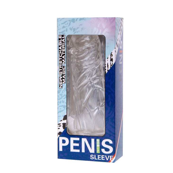 BAILE - LILAC ADAPTABLE SILICONE PENIS COVER 13 CM