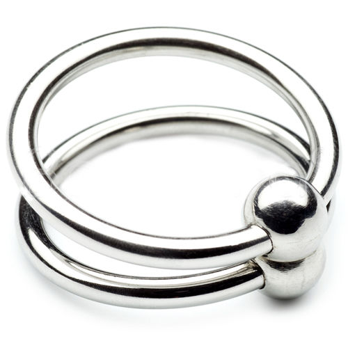 METAL HARD - DOUBLE GLASS RING 28MM