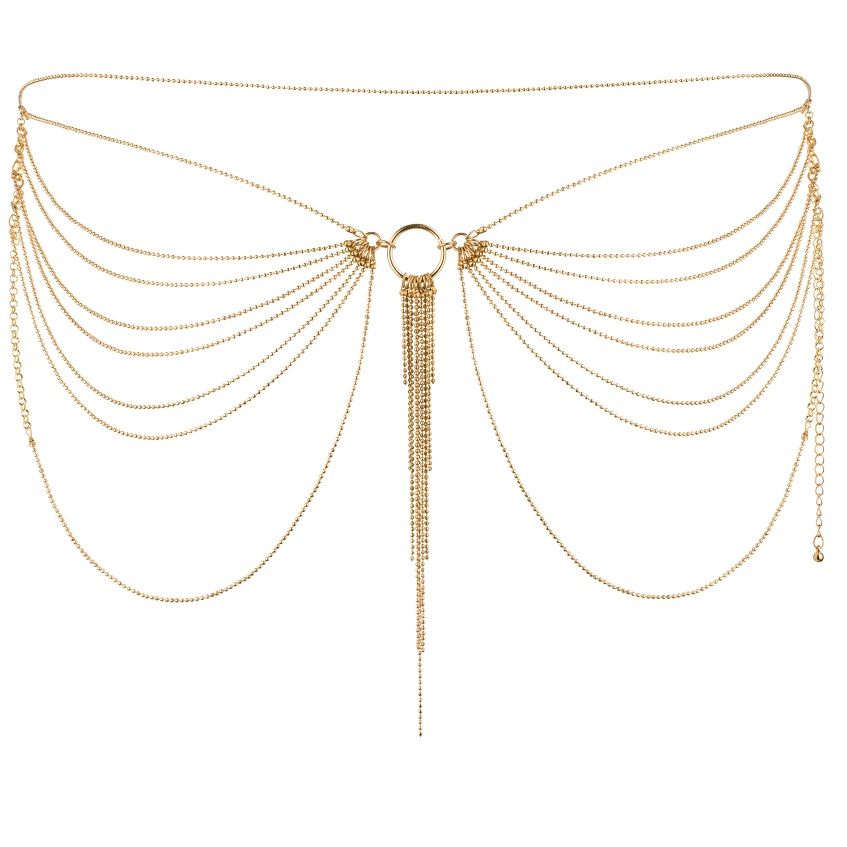 JEWELRY - MAGNIFICENT GOLD METAL CHAIN JEWELRY FOR SIZE