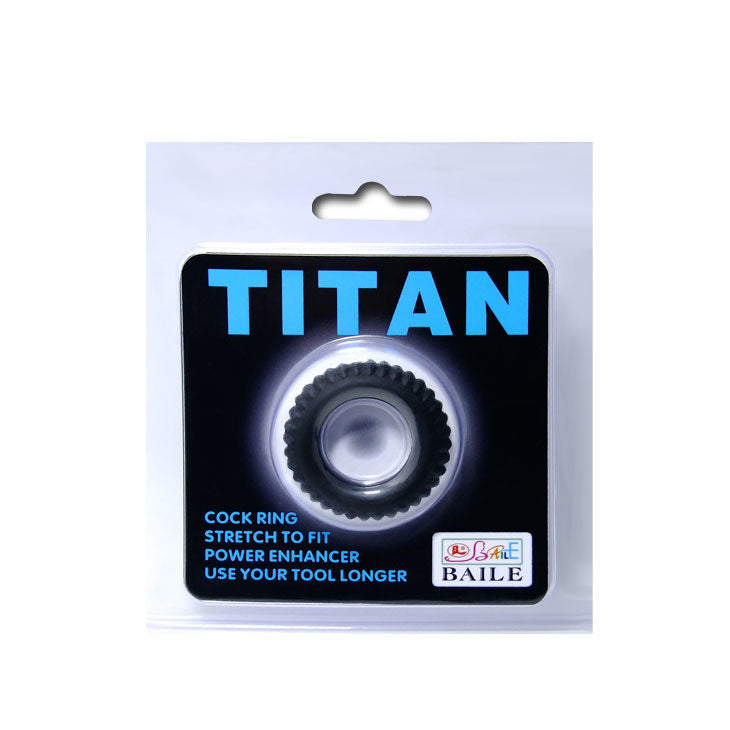BAILE - BLACK TITAN COCKRING 1.9 CM