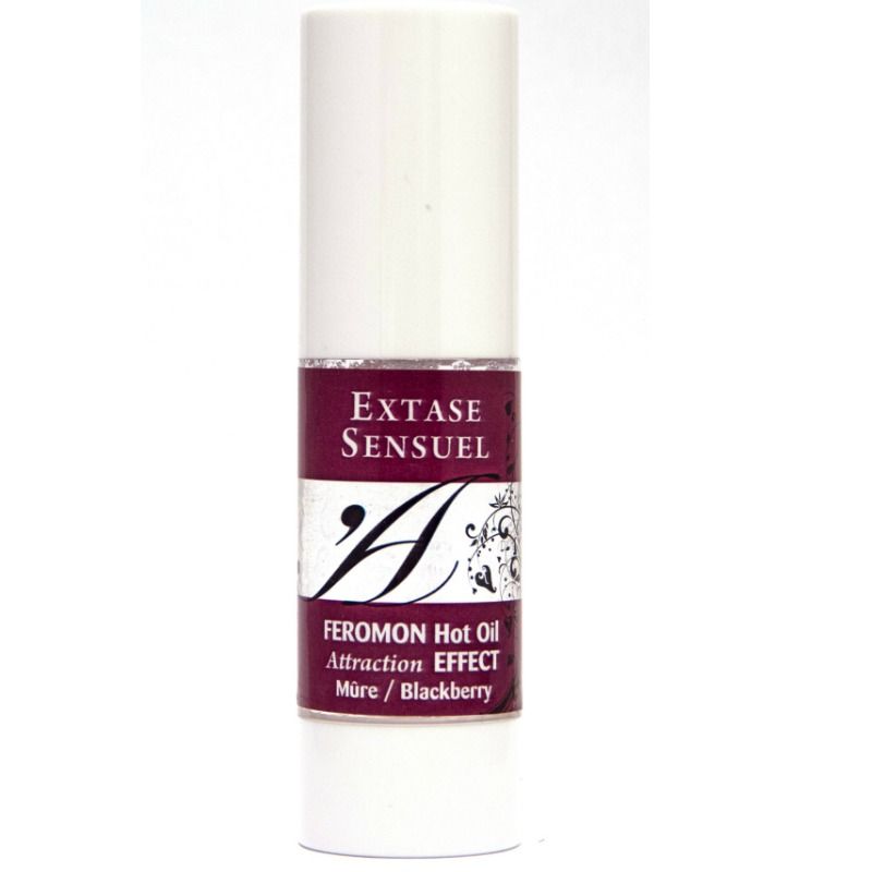 EXTASE SENSUAL - WARMING EFFECT MASSAGE OIL WITH BLACKBERRY PHEROMONES 30 ML