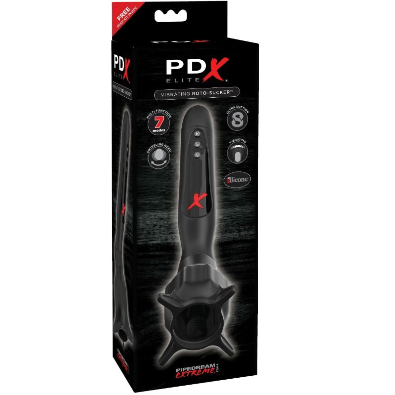 PDX ELITE - VIBRATING ROTO SUCTION CUP