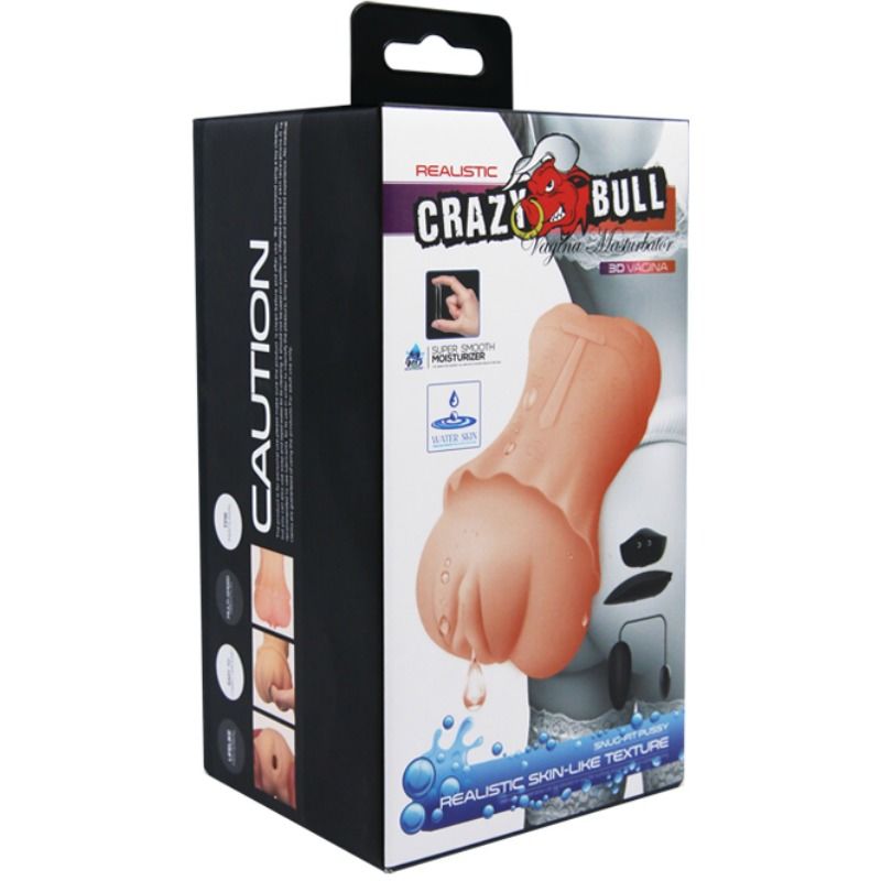CRAZY BULL - WATERSKIN VAGINA MASTURBATOR WITH VIBRATING BULLET 2