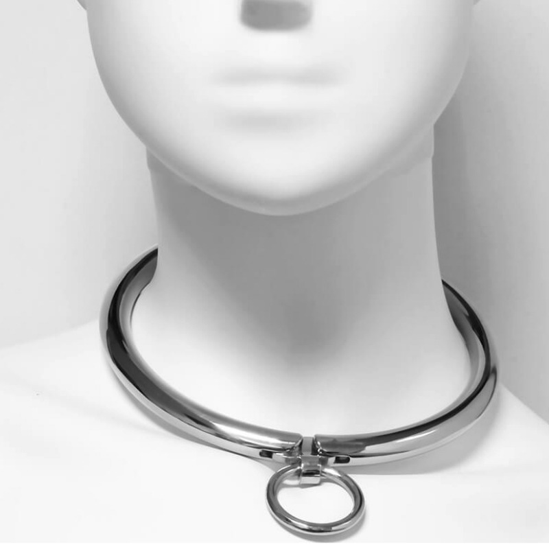 METAL HARD - COMBINATION CLOSURE NECKLACE 10.5 CM