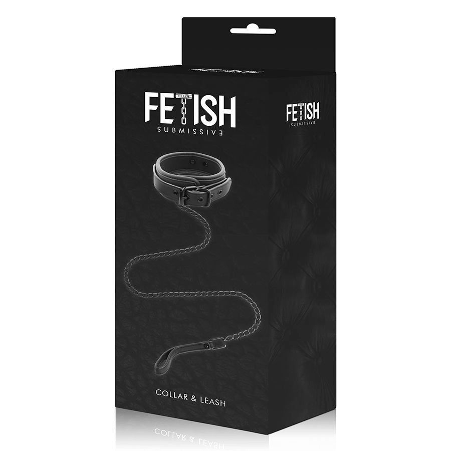 FETISH SUBMISSIVE - CHAIN COLLAR WITH NOPRENE LINED