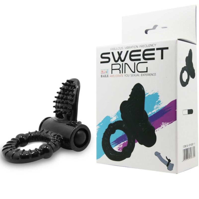BAILE - SWEET RING VIBRATING RING WITH RABBIT TEXTURE?