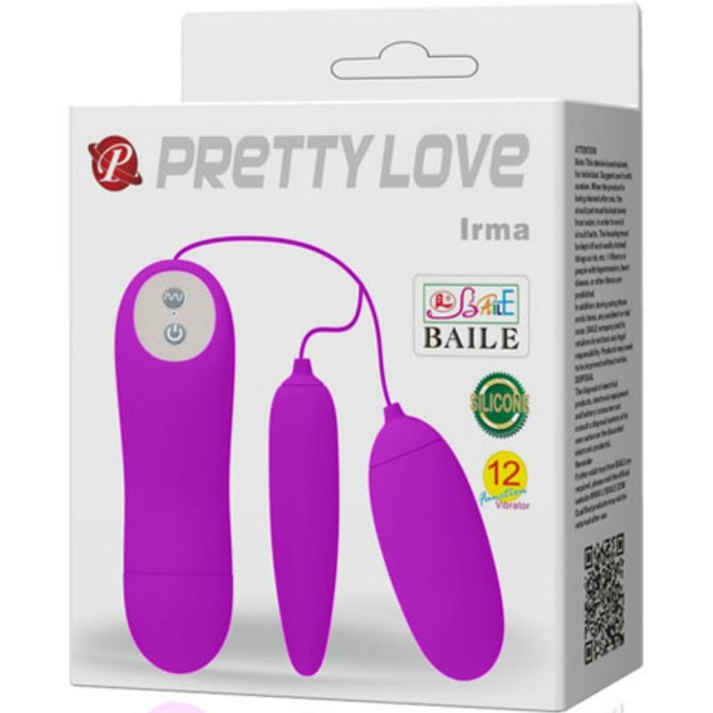 PRETTY LOVE - IRMA DOUBLE VIBRANT EGG