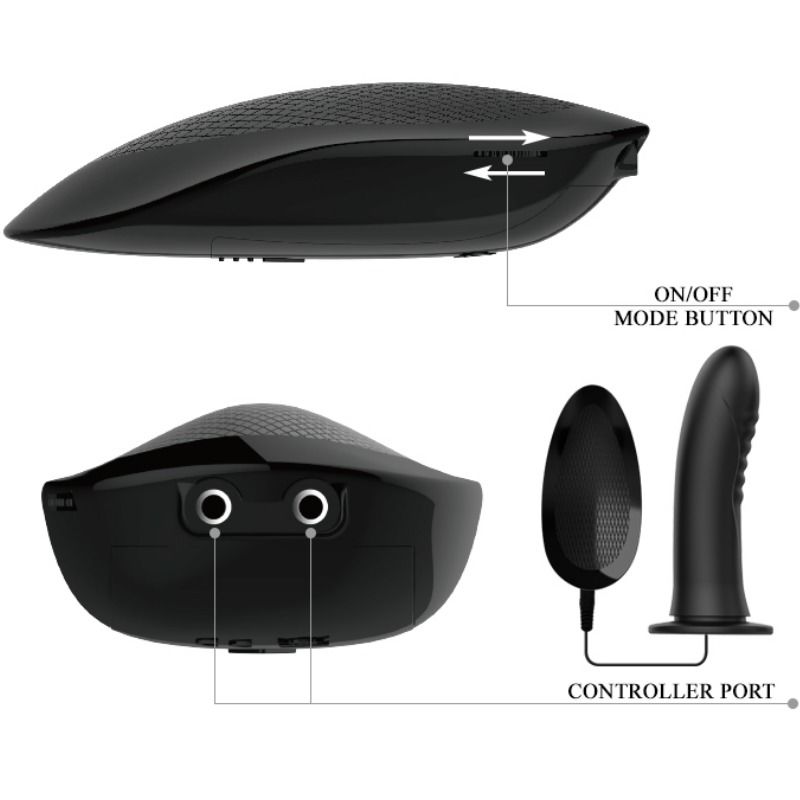 PRETTY LOVE - MYRON WITH VIBRATION AND HOLLOW DILDO