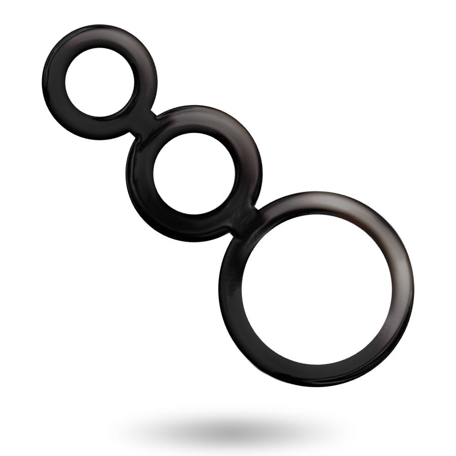 ADDICTED TOYS - COCK RING SET - SMOKY