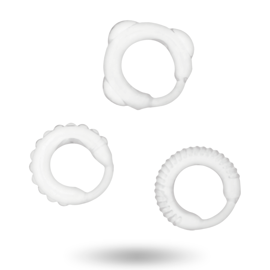 ADDICTED TOYS - CLEAR C RING SET