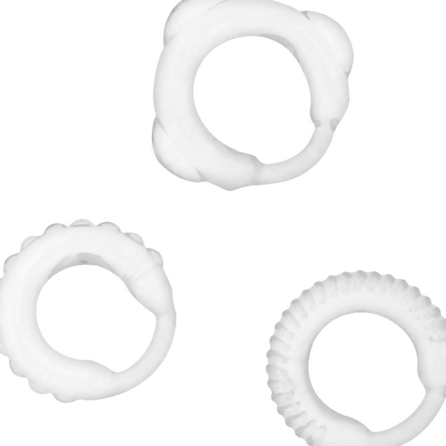 ADDICTED TOYS - CLEAR C RING SET