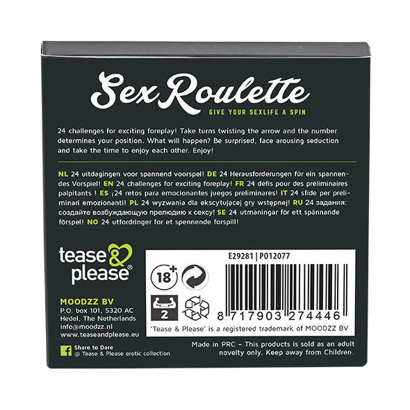 TEASE & PLEASE - SEX ROULETTE FOREHEAD