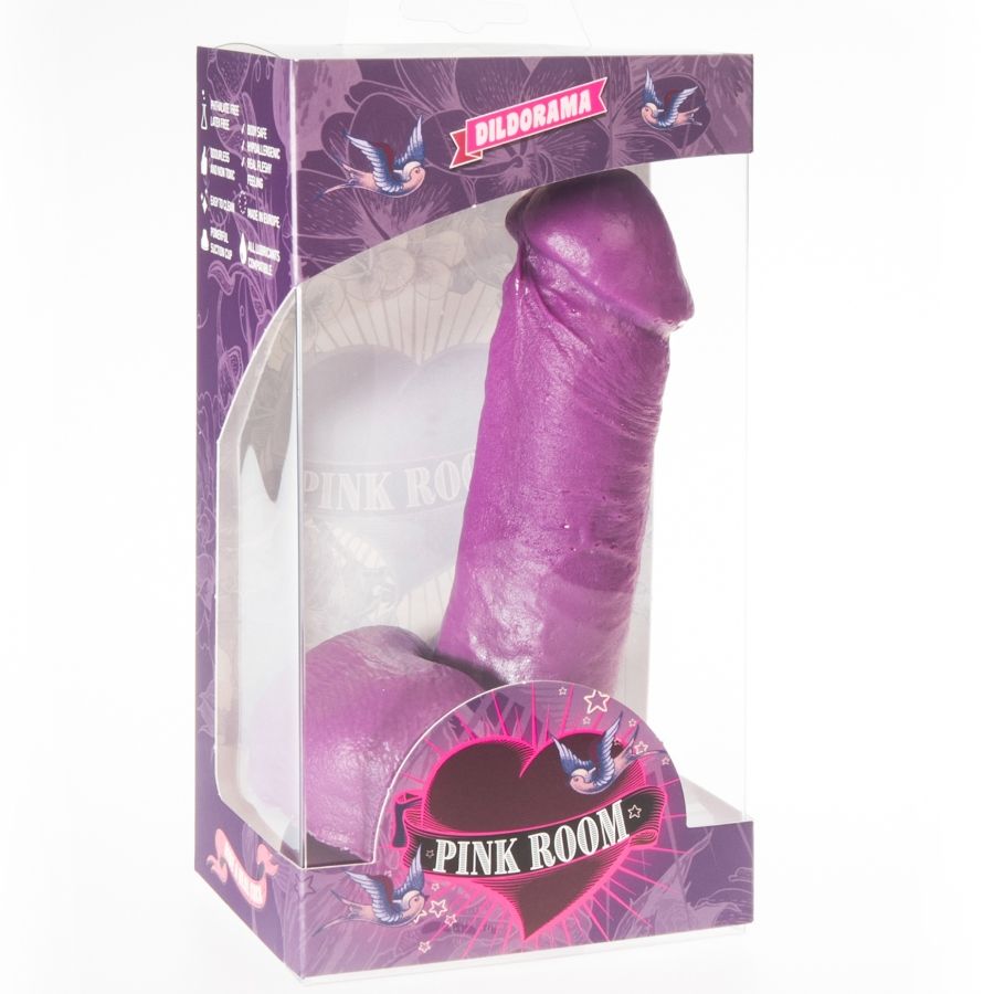 PINK ROOM - 16 CM REALISTIC DILDO NAO PURPLE