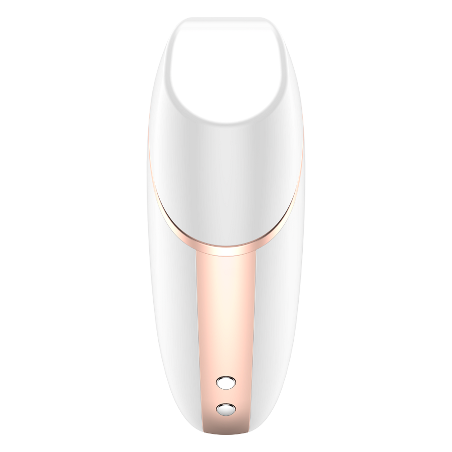 SATISFYER LOVE TRIANGLE ESTIMULATOR Y VIBRADOR - BLANCO