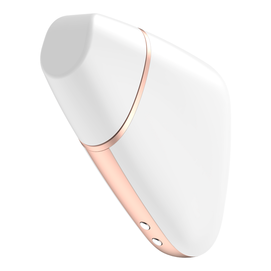 SATISFYER LOVE TRIANGLE ESTIMULATOR Y VIBRADOR - BLANCO