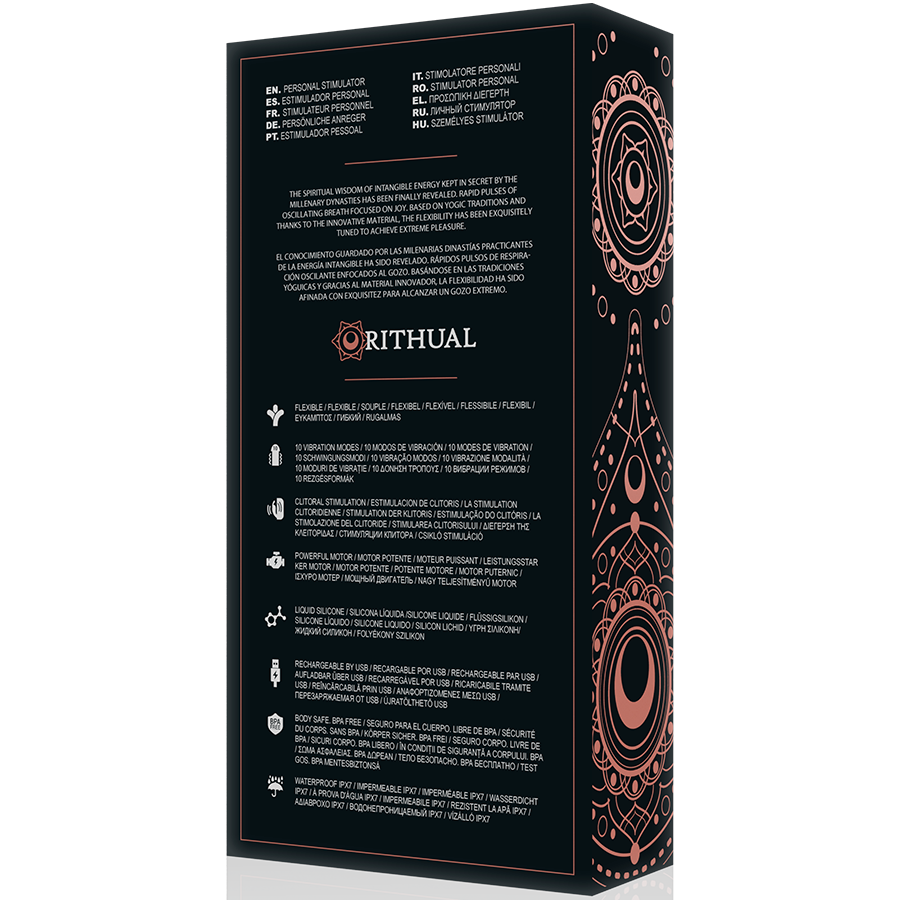 RITHUAL - ANUSARA DOUBLE RECHARGEABLE MOTOR 2.0 BLACK