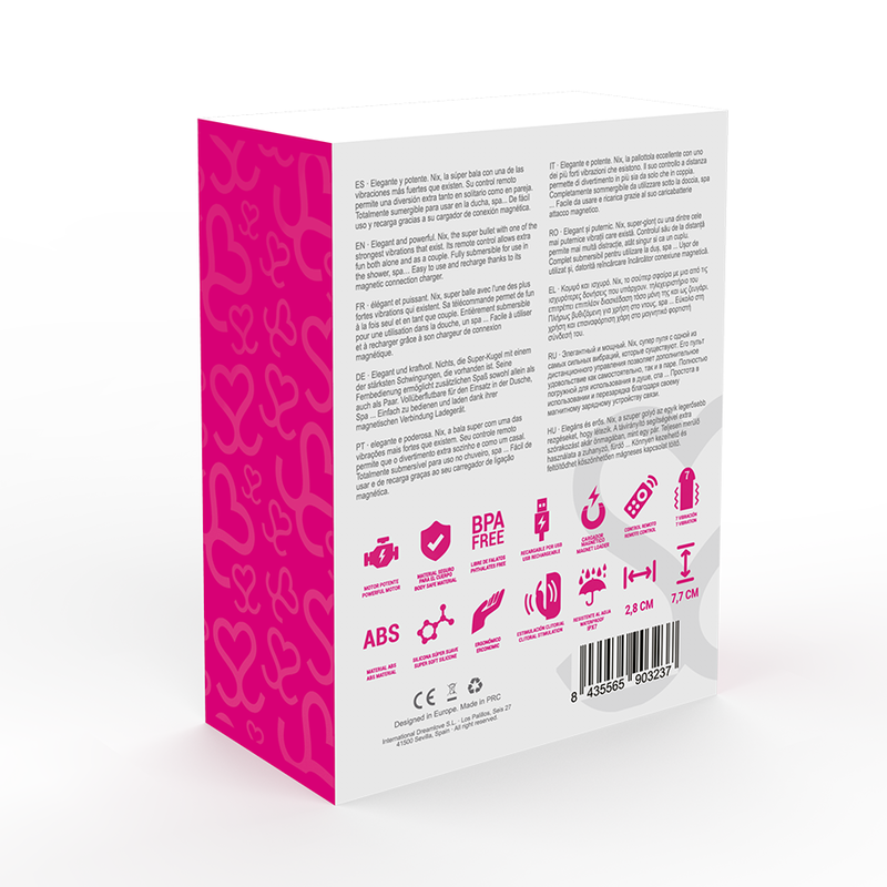 MORESSA - NIX REMOTE CONTROL VIBRATOR PINK
