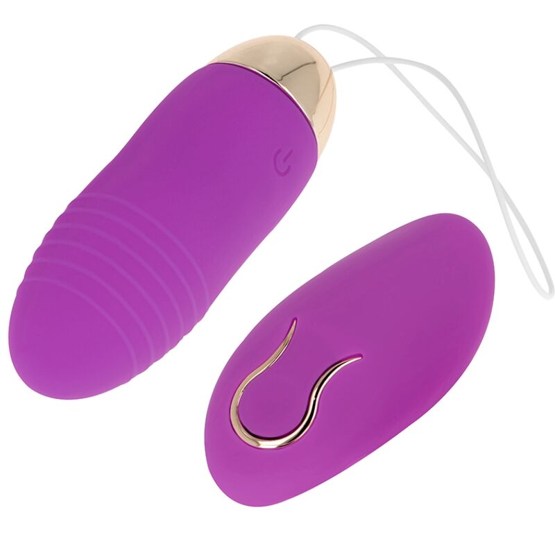 OHMAMA - 10-SPEED REMOTE CONTROL VIBRATING EGG PURPLE