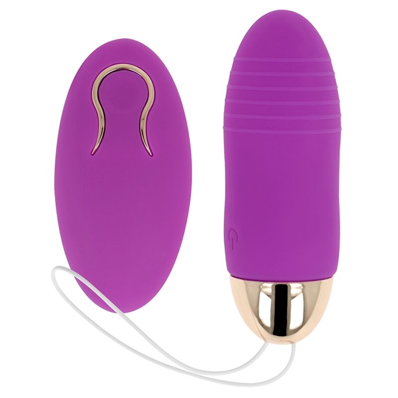 OHMAMA - 10-SPEED REMOTE CONTROL VIBRATING EGG PURPLE