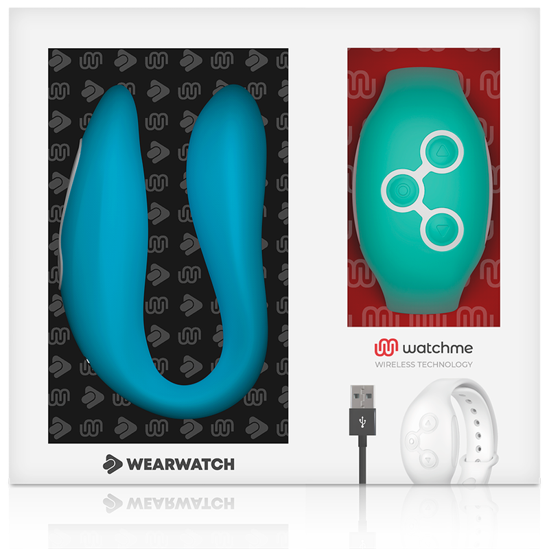 WEARWATCH - WATCHME DUAL TECHNOLOGY VIBRATOR INDIGO/SEAWATER