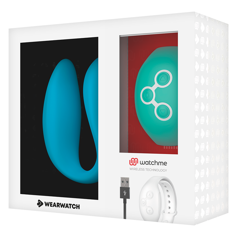 WEARWATCH - WATCHME DUAL TECHNOLOGY VIBRATOR INDIGO/SEAWATER