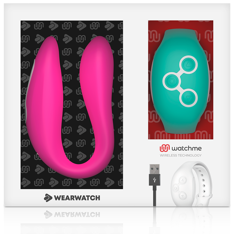 WEARWATCH - WATCHME DUAL TECHNOLOGY VIBRATOR FUCHSIA / SEAWATER