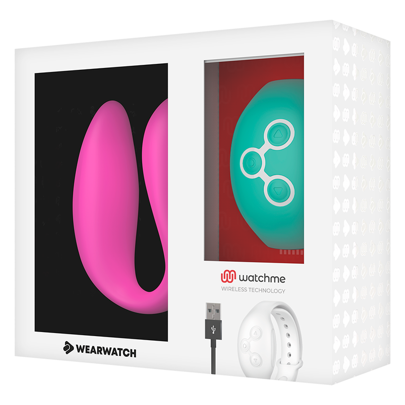 WEARWATCH - WATCHME DUAL TECHNOLOGY VIBRATOR FUCHSIA / SEAWATER