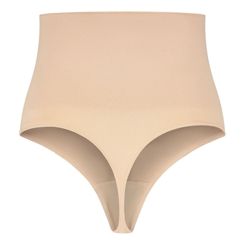 BYE-BRA - MOLDEADORA SIN COSTURAS ESTILO TANGA BEIGE TALLA L