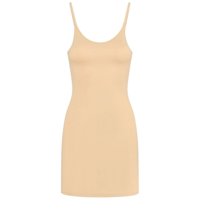 BYE-BRA - VESTIDO INVISIBLE BEIGE ÚNICO TALLA M