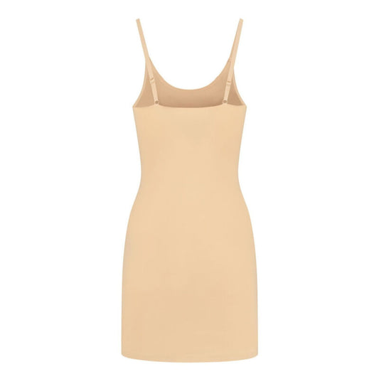 BYE-BRA - VESTIDO INVISIBLE BEIGE ÚNICO TALLA M