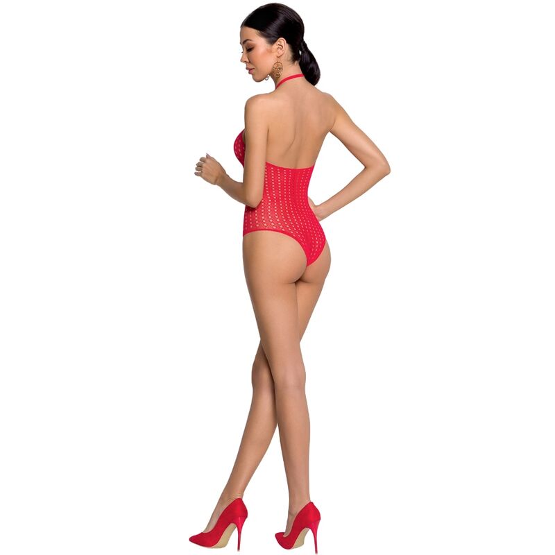 PASSION - FEMME BS088 BODYSTOCKING BLANC TAILLE UNIQUE