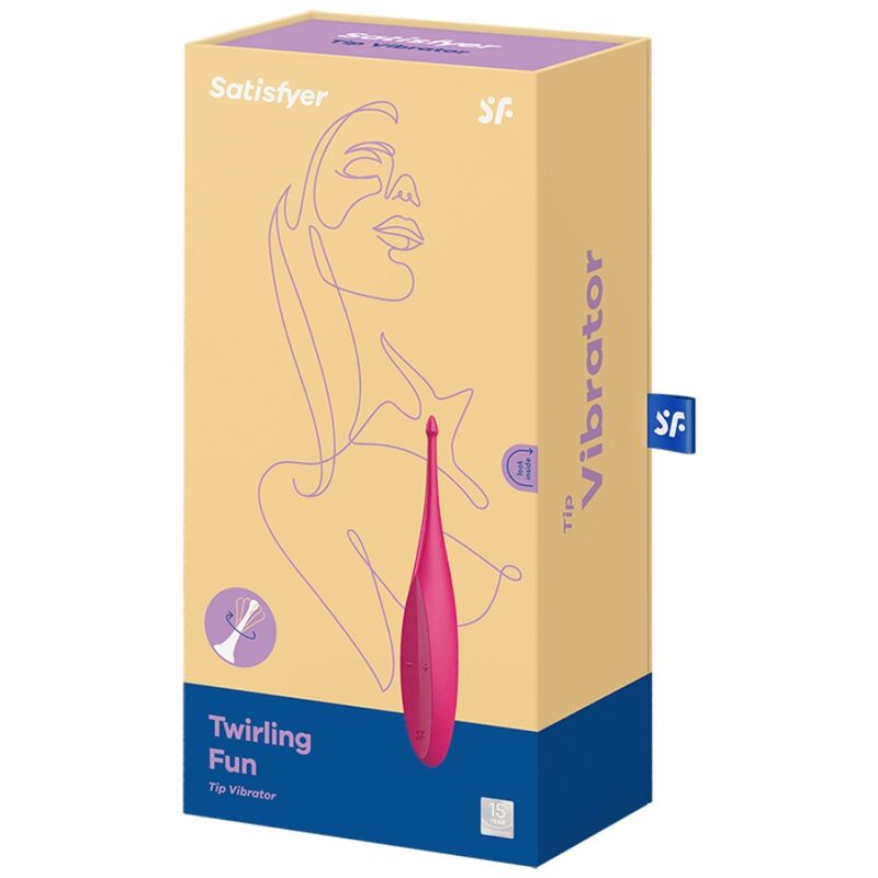 SATISFYER - TWIRLING FUN TIP PINK VIBRATOR
