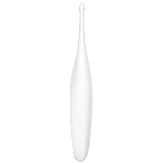 SATISFYER - TWIRLING FUN TIP WHITE VIBRATOR