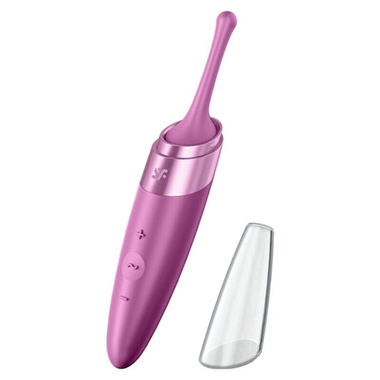 SATISFYER - TWIRLING DELIGHT PURPLE CLIT TIP VIBRATOR